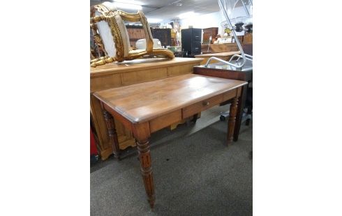 TABLE BUREAU CHENE 1 TIROIR