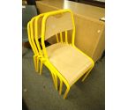 CHAISE METAL JAUNEX4