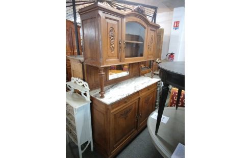 BUFFET 2 CORPS CHENE MARBRE