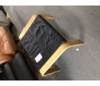 REPOSE PIED IKEA CUIR NOIR