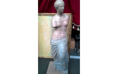 ESTATUA MUJER GRIEGO TERRA COTTA