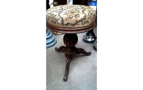 BANQUETA DE PIANO REDONDO, , MADERA TEJIDO