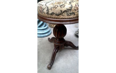 BANQUETA DE PIANO REDONDO, , MADERA TEJIDO