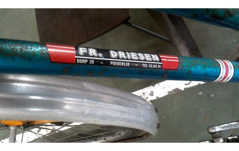 VELO DE FEMME VINTAGE BLEUE