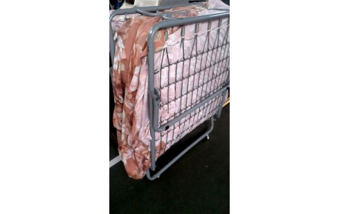 LIT PLIANT GRIS METAL