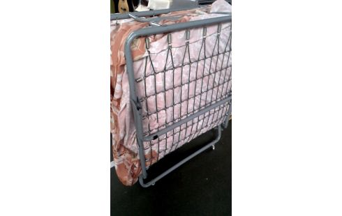 LIT PLIANT GRIS METAL