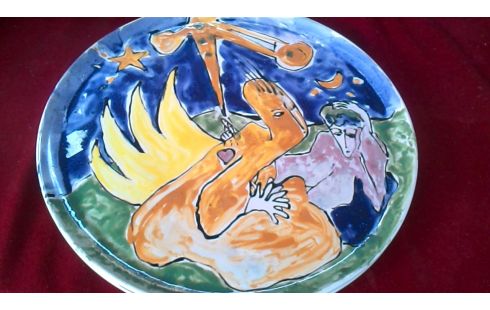 ASSIETTE DESIGN DEDICACE