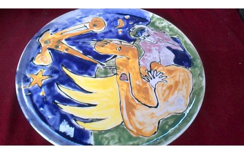 ASSIETTE DESIGN DEDICACE