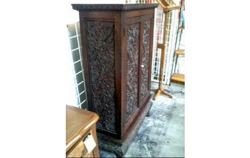 SCHRANK HOLZ DUNKEL