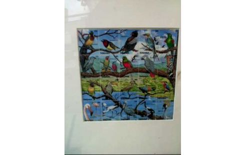 BRIEFMARKENBILD I.R. VÖGEL TANZANIA