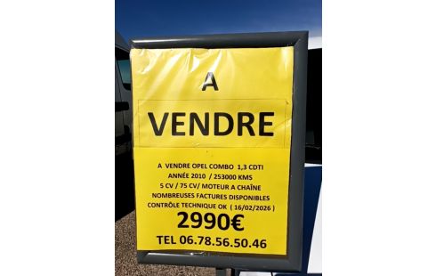 FOURGONNETTE OPEL COMBO 1.3 CDTI 2010
