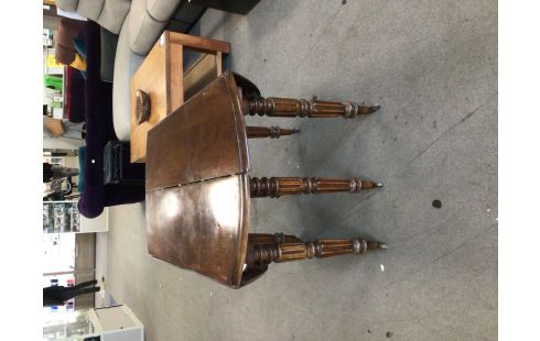 TABLE CHENE FONCE + 2 ALLONGES