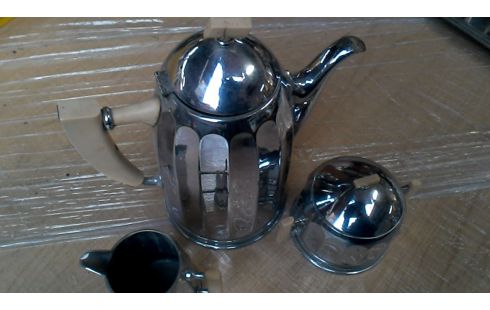 KOFFIESERVIES OUD CHROOM 3 DELEN