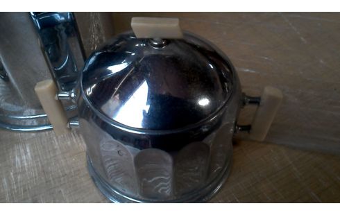 KOFFIESERVIES OUD CHROOM 3 DELEN