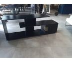 MEUBLE TV ETAGERES + NICHE NOIR