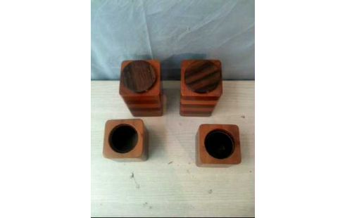HOLZBEHÄLTER 4ER-SET <PRODOMO>