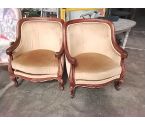 PAIRE DE FAUTEUILS BERGERE