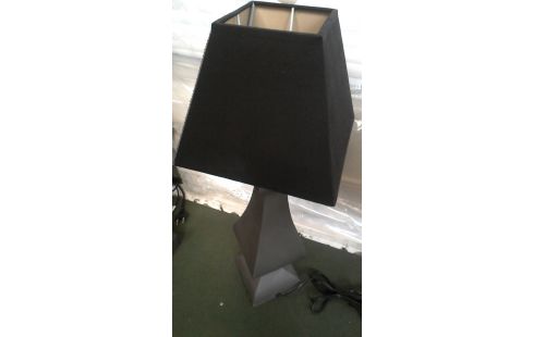 STEHLAMPE GRAU METALL