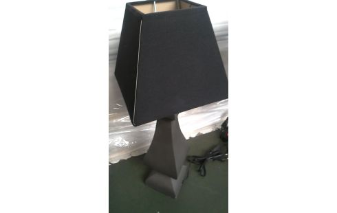 STEHLAMPE GRAU METALL
