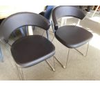 CHAISE CALLIGARIS SIMILI NOIR