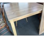 TABLE CARRE 90X90 1 ALLONGE