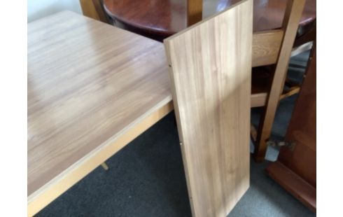 TABLE CARRE 90X90 1 ALLONGE