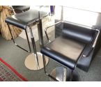 TABOURET DE BAR NOIR PIVOTANT