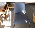 TABOURET DE BAR SIMILI GRIS