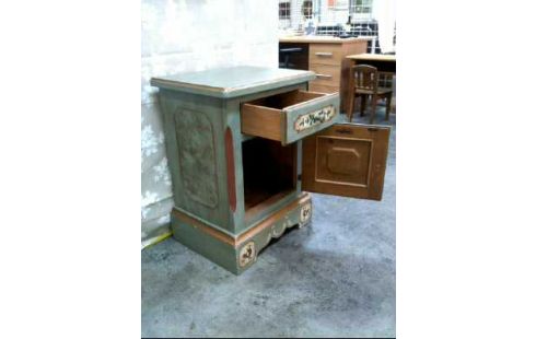 COMMODE VERSIERD TURKOOIS