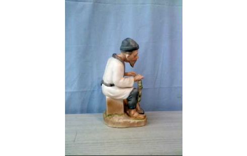 FIGUR JAPANISCH MANN MIT BONSAI BAUM