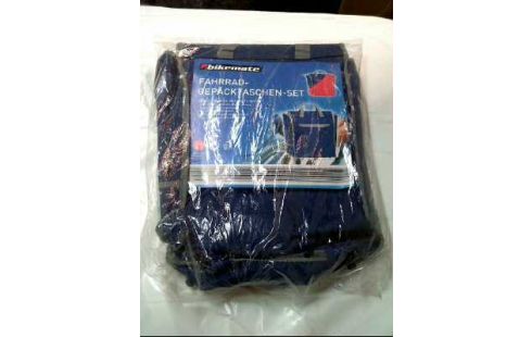 FAHRRAD-GEPÄCKTASCHEN 2-SET BIKEMATE BLAU