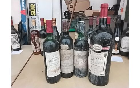 BOUTEILLE VIN DIVERS GARDE