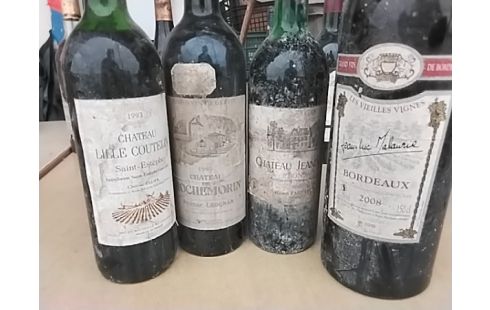 BOUTEILLE VIN DIVERS GARDE