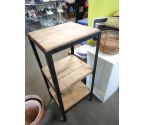 ETAGERE METAL ET BOIS