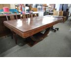 TABLE ART DECO 2 ALLONGES A RESTAURER
