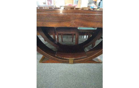 TABLE ART DECO 2 ALLONGES A RESTAURER