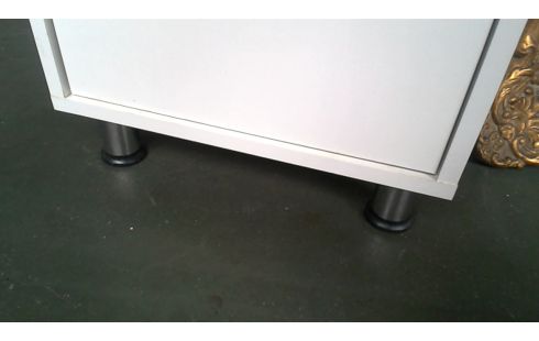 MEUBLE SALLE DE BAINS BLANCHE 2 PORTES