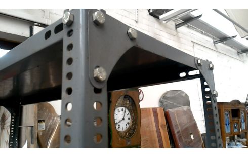 ETAGERE FER GRIS GRAND MODELE