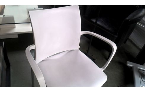 CHAISE DESIGN GRIS PVC