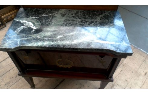MUEBLE AUXILIAR IMPERIO MÁRMOL ABATIBLES