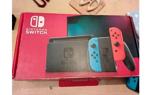 CONSOLE NINTENDO SWITCH + CARTON RÉINITIALISÉ TEST OK