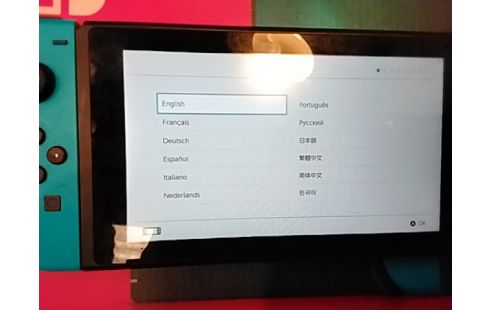 CONSOLE NINTENDO SWITCH + CARTON RÉINITIALISÉ TEST OK