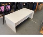 TABLE BASSE RELEVABLE LAQUÉE BLANCHE