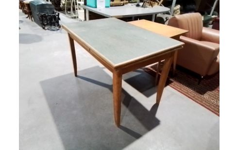 TABLE BOIS DESSUS VERT