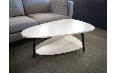 TABLE BASSE BLANCHE ET NOIRE
