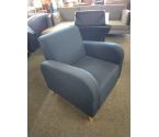 FAUTEUIL TISSU BLEU