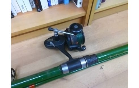 CANNE A PECHE ALPHA SURF 4500 AVEC MOULINET MITCHELL 498X (en l'etat)