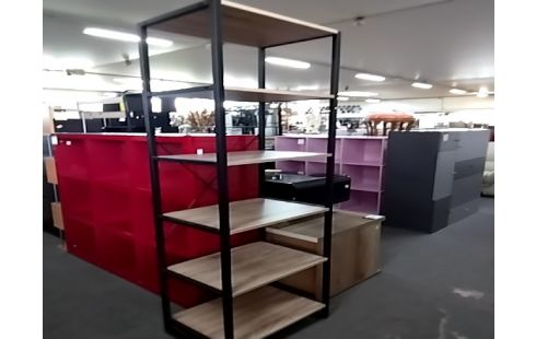 ETAGERE TUBE  6 NIVEAUX BEIGE