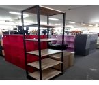 ETAGERE TUBE  6 NIVEAUX BEIGE