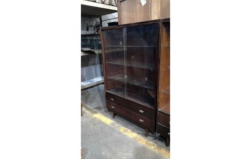VITRINE BIBLIOTHEQUE ANNEES 60